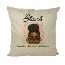 Load image into Gallery viewer, Black In Tech Collection | Black Innovator | | Throw Pillows |
