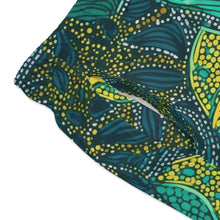 Load image into Gallery viewer, | Zanzibar Zest |  Mens&#39;s Swim Trunks | African Wax Print | African Print Festive Clothing for Adventurous Souls African |
