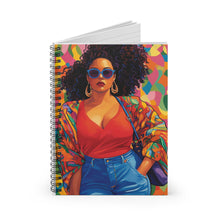 Load image into Gallery viewer, Black In Tech Collection | Kiana | Spiral Notebook - Ruled Line |
