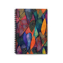 Load image into Gallery viewer, Spiral Notebook - Ruled Line | African Wax Print |
