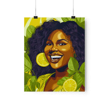 Load image into Gallery viewer, Lemons and Leaves| Premium Matte Vertical Posters
