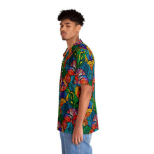 Load image into Gallery viewer, | Serene Oasis | African Wax Print | Men&#39;s Shirt | African Wedding  | African Fashion | Groomsmen Attire |
