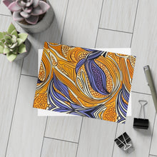 Load image into Gallery viewer, &quot;Semi : Postcard Bundles |Vibrant |African Wax Patterns | Customizable Postcards | Agbada-Inspired Gift | Black-Owned |envelopes included|
