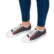 Load image into Gallery viewer, Mombo Wave | Women&#39;s Low Top Sneakers | African Wax Print | African Batik
