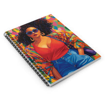 Load image into Gallery viewer, Black In Tech Collection | Kiana | Spiral Notebook - Ruled Line |
