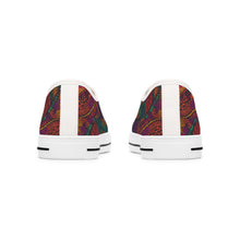 Load image into Gallery viewer, Mombo Wave | Women&#39;s Low Top Sneakers | African Wax Print | African Batik
