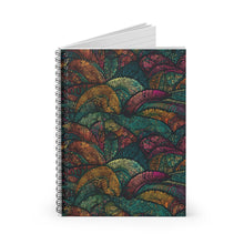 Load image into Gallery viewer, Spiral Notebook - Ruled Line | African Wax Print |
