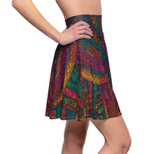 Load image into Gallery viewer, Mombo Waves | Women&#39;s Skater Skirt | African Wax Print
