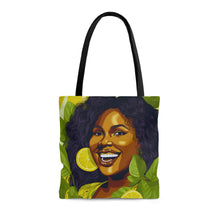 Load image into Gallery viewer, Lemon and Leaves Collection: Lemon Zest | Jemica Tote Bag | Vibrant |
