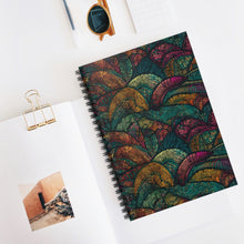 Load image into Gallery viewer, Spiral Notebook - Ruled Line | African Wax Print |
