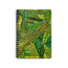 Load image into Gallery viewer, Spiral Notebook - Ruled Line | African Wax Print |
