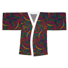 Load image into Gallery viewer, Tuareg Tempest |  Long Sleeve Robe | African  Wax Print |
