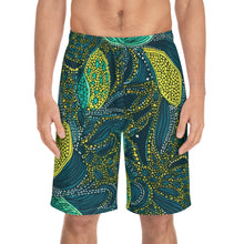 Load image into Gallery viewer, | Zanzibar Zest | Men&#39;s Board Shorts | African Wax Print | African Fashion African Batik  Wax Print |
