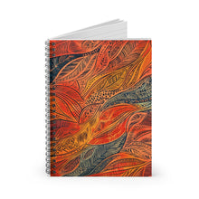 Load image into Gallery viewer, Spiral Notebook - Ruled Line | African Wax Print |
