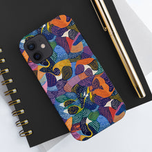 Load image into Gallery viewer, Stylish Kiki Collections iPhone Case | African Wax Print | Tough Phone Case | Shock Dispersion | Protective Cover|
