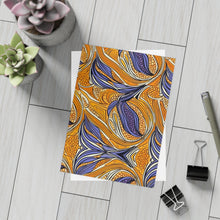 Load image into Gallery viewer, &quot;Semi : Postcard Bundles |Vibrant |African Wax Patterns | Customizable Postcards | Agbada-Inspired Gift | Black-Owned |envelopes included|
