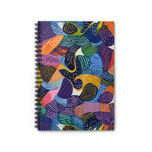 Load image into Gallery viewer, Kiki | Spiral Notebook - Ruled Line | African Wax Print |
