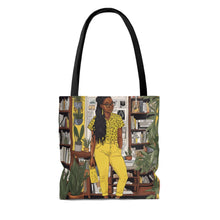 Load image into Gallery viewer, Black Girls Read Collection | Janell | Tote Bag | Bold and Beautiful | African Wax Print
