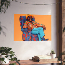 Load image into Gallery viewer, | Black &amp; Bold Collection | James Fine Art Posters | Black Man |
