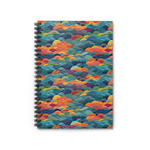 Load image into Gallery viewer, Spiral Notebook - Ruled Line | African Wax Print |
