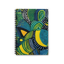 Load image into Gallery viewer, Spiral Notebook - Ruled Line | African Wax Print |
