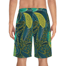 Load image into Gallery viewer, | Zanzibar Zest | Men&#39;s Board Shorts | African Wax Print | African Fashion African Batik  Wax Print |
