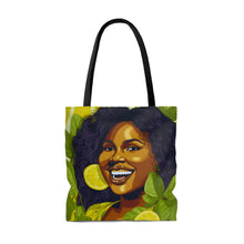 Load image into Gallery viewer, Lemon and Leaves Collection: Lemon Zest | Jemica Tote Bag | Vibrant |
