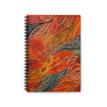 Load image into Gallery viewer, Spiral Notebook - Ruled Line | African Wax Print |
