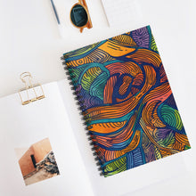 Load image into Gallery viewer, Spiral Notebook - Ruled Line | African Wax Print |
