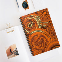 Load image into Gallery viewer, Maasai Magic | Spiral Notebook - Ruled Line | African Wax Print |
