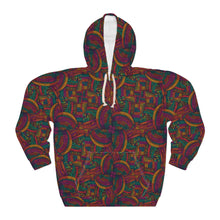 Load image into Gallery viewer, Mombo Waves | Pullover Hoodie | African Wax Print
