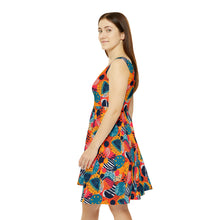 Load image into Gallery viewer, Kalahari Kaleidoscope | Women&#39;s Skater Dress | African Wax Print |
