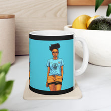 Load image into Gallery viewer, Soccer Love Collection | Girl on Fire Ceramic Mug 11oz | Manchester City | Citizen |
