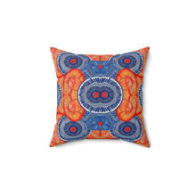 Load image into Gallery viewer, Spun Polyester Square Pillow | African Wax Print|
