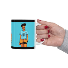 Load image into Gallery viewer, Soccer Love Collection | Girl on Fire Ceramic Mug 11oz | Manchester City | Citizen |
