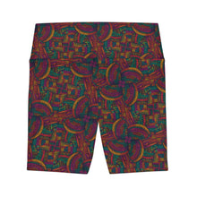 Load image into Gallery viewer, Mombo Waves | Women&#39;s Workout Shorts | African Wax Print
