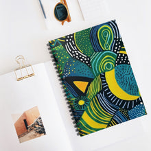 Load image into Gallery viewer, Spiral Notebook - Ruled Line | African Wax Print |
