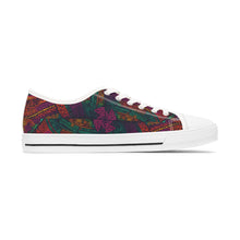 Load image into Gallery viewer, Mombo Wave | Women&#39;s Low Top Sneakers | African Wax Print | African Batik
