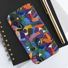 Load image into Gallery viewer, Stylish Kiki Collections iPhone Case | African Wax Print | Tough Phone Case | Shock Dispersion | Protective Cover|
