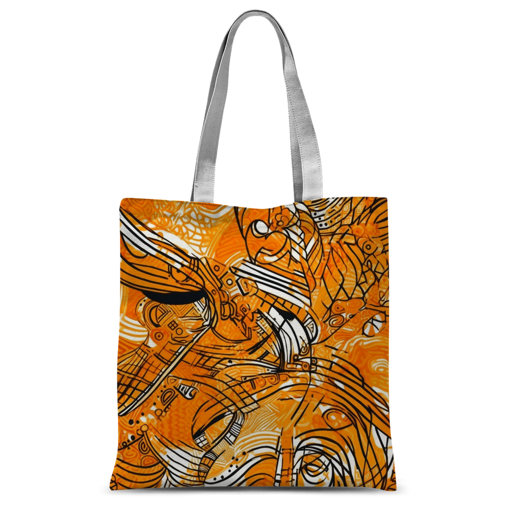 Maasai Magic| African Wax Print | Classic Print Tote Bag