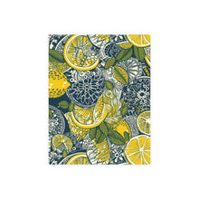 Load image into Gallery viewer, Lemons and Leaves | lemonade lace brunch Postcard Bundles (envelopes included)  | African Wax Print|
