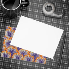 Load image into Gallery viewer, Aso Ebi Affair | Postcard Bundles (envelopes included) | African Wax Print | Orange and white|
