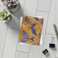 Load image into Gallery viewer, &quot;Semi : Postcard Bundles |Vibrant |African Wax Patterns | Customizable Postcards | Agbada-Inspired Gift | Black-Owned |envelopes included|
