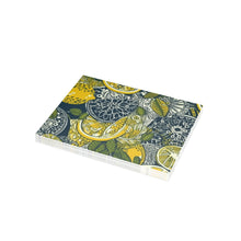 Load image into Gallery viewer, Lemons and Leaves | lemonade lace brunch Postcard Bundles (envelopes included)  | African Wax Print|
