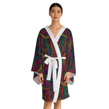 Load image into Gallery viewer, Tuareg Tempest |  Long Sleeve Robe | African  Wax Print |
