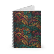 Load image into Gallery viewer, Spiral Notebook - Ruled Line | African Wax Print |
