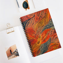 Load image into Gallery viewer, Spiral Notebook - Ruled Line | African Wax Print |
