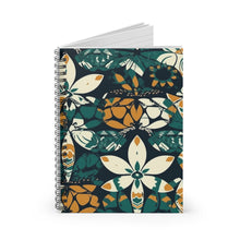 Load image into Gallery viewer, Wolof Wonder | Spiral Notebook - Ruled Line | African Wax Print |
