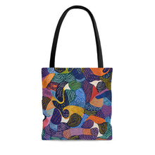 Load image into Gallery viewer, Vibrant Kiki Collections Tote Bag | African Wax Print | Black Women-Owned Business | Stylish Shopping Bag |
