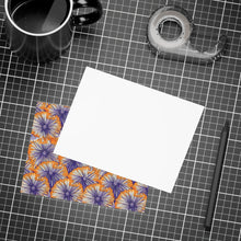 Load image into Gallery viewer, Aso Ebi Affair | Postcard Bundles (envelopes included) | African Wax Print | Orange and white|
